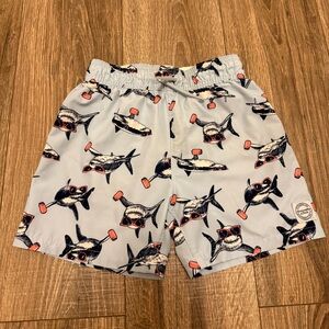 Abercrombie Kids Boys Shark Swim Trunks Size 7/8